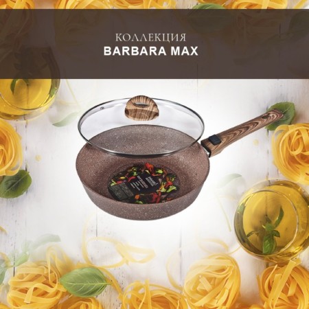 The pan-deep panair barbara max, induction, the removable handle of Soft-Touch, with a lid, D = 24 cm-2