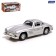 Metal machine "luxury", inertial, doors open, 1:32, silver color