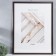 Photo frame Plastic "Mira" 60x80 cm 647246-24, dark walnut (plastic screen)