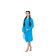 Children's robe with a hood, size 40, blue color