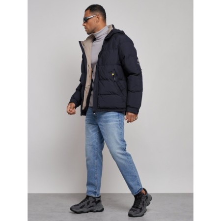 Sports Bologna male winter, size 54, dark blue color-1