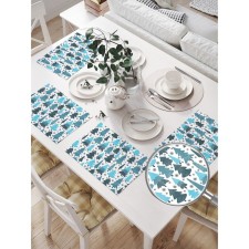 A set of napkins for setting the table 