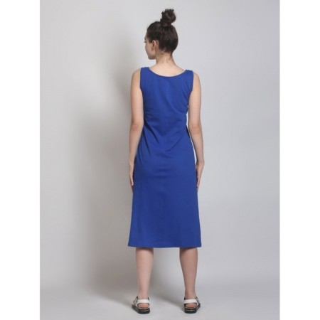 Female dress, size 46, cornflower color-3