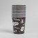 A single -single -paper glass "offensive", 250 ml