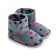 Women's slippers, gray star color, size 37