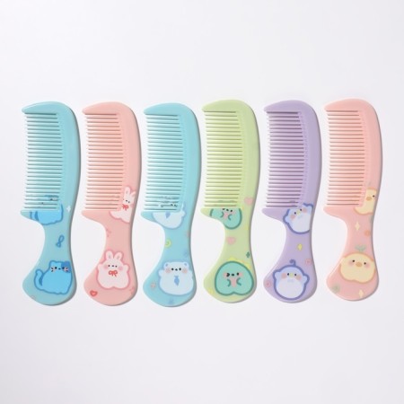 Figure comb “children”, 13 × 3.5 cm, color and pattern mix-4