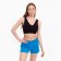 Women's shorts, turquoise color, size 50