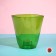 Pot for orchids, 2.5 l, 16.4 × 18.5 cm, plastic, transparent green