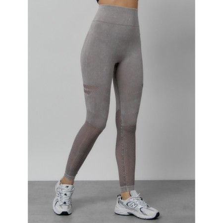 Femic fitness legins, size 44, gray color-2