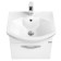 Tumbling under the Aquaton sink Arya 50 Suspended white 1A140301AA010