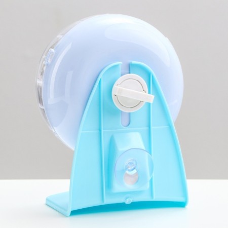 Carno rodents wheel is quiet, on a stand, 14 cm, blue-3