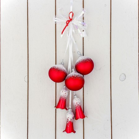 New Year's Suspension "Fun" H-36 cm, mix-1