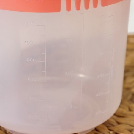 Container for a mixer, 1.5 l, color orange color-3