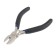 Mini tundra sides, nickelled, rubberized handles, 110 mm