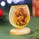 Souvenir "for luck", on a stand, selenite