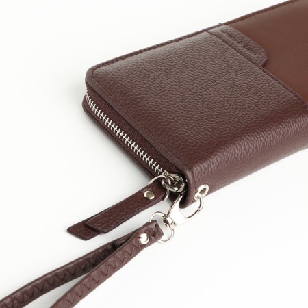 Women's wallet with lightning, gray color-2