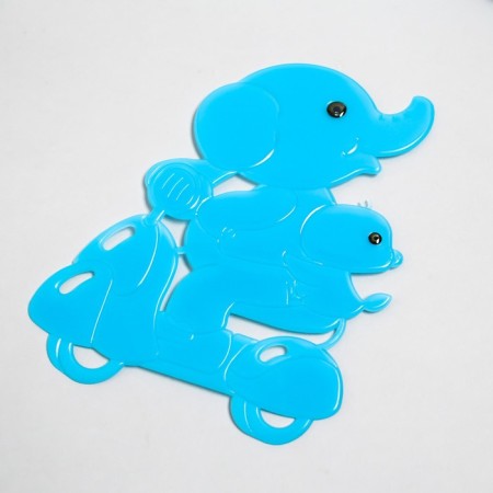 Phosphorus sticker "Moped mopes" with adhesive pads set of 2 pcs mix 29.5x25 cm-6