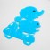 Phosphorus sticker "Moped mopes" with adhesive pads set of 2 pcs mix 29.5x25 cm
