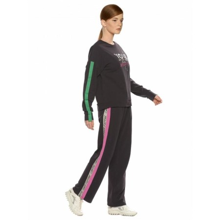A set of sweatshirts and trousers female, size s, black color-3