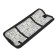 Penal for brushes, 340 x 70 mm, eco-leather, "onyx", PKZ 08-50, black color