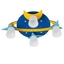 Chandelier 670608/4 E27 40W yellow-blue 50x40x26 cm Bayerlux
