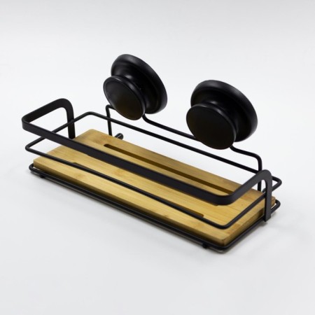 Wall regiment 1-tier Joy Home, with suction cups, bamboo