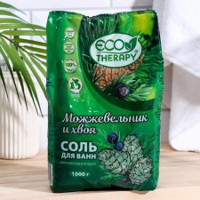 Соль для ванн ECO THERAPY "Можжевельник и хвоя", 1 кг