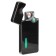 Electronic lighter, USB with indicator, spiral, steel, 7.5 x 12 cm