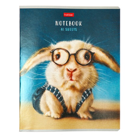 Notebook 48l Lin Learn yourself!, Obla chalk cards, rounded carcass, bl 65g/m2, mix-2