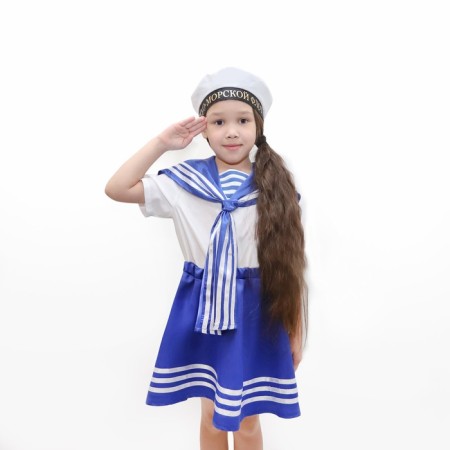The carnival costume "Sailor", dress, dishevefers, p. 30, height 110-116 cm-1