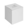 LED candle “White Cube”, 10 × 11.5 × 10 cm, wax, plastic, batteries AAAX3 (not in the kit), glow warm white