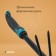 Combined Greengo Moth, length 30 cm, 3 teeth, ergonomic rubberized handle