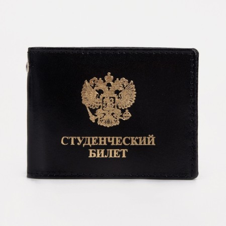 Cover for a student ticket, black color