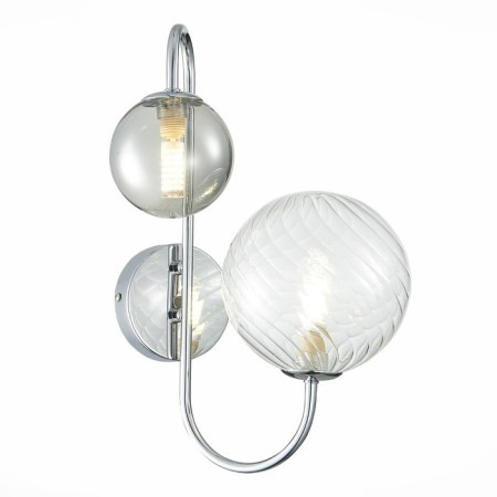 Sconces st. SL1124.101.02. Vinetto. 2x5 watts, G9, 4000k, 19.5x36 cm, chromium color-8