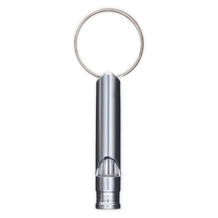 Metal whistle small for dogs, 4.6 x 0.8 cm, silver-1