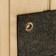 Horizontal suspension organizer on eyelets 3 departments, print Birch, 30x50 cm, felt
