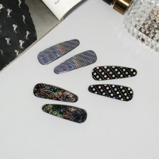 Invisibility for Herty hair (set 6 pcs) disco assorted, 5.5 cm
