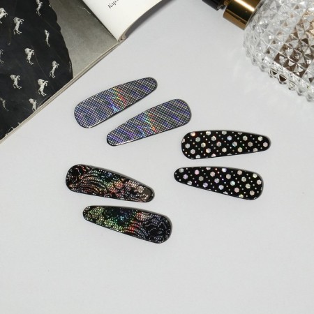 Invisibility for Herty hair (set 6 pcs) disco assorted, 5.5 cm