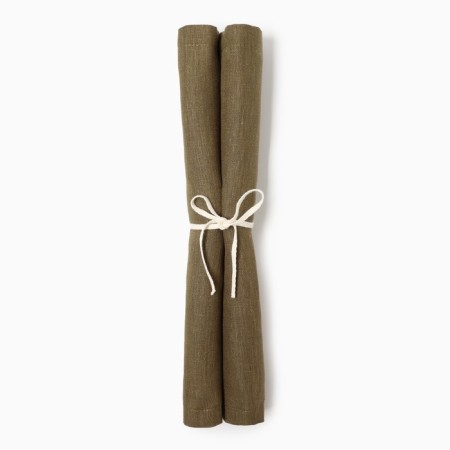Napkin Ethel Color Khaki, 30x40 cm, 100% linen 170 g/m2-3