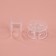 Set of rumps, d = 20.5 mm, 5 pcs, the color is transparent