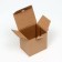 Box under a mug, 10 x 8 x 10 cm, brown