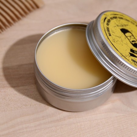 Useful wax for a mustache and beard "Nutrition - softening - strengthening", 50 ml-1