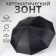 Automatic umbrella "Night", 3 additions, 10 spokes, r = 51 cm, black color
