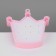 Organizer for jewelry "Correx Crown" 6 seats, plastic, 9.5 × 9 × 3 cm, pink color