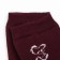 Women's socks, cherry color, size 23-25