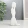 Souvenir Polystone "Abstraction - I do not hear anything" white 12.7x5.3x6 cm