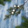 Decor "Winter Dreams" a twig with white balls, 50 cm