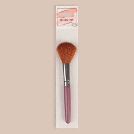 Makeup brush, 14 (+/- 1) cm, brown color-7
