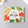 Stickers for creativity "leaves" embossing gold set 48 pcs 9x7x0.8 cm