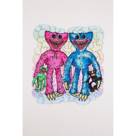 Figure puzzle "Haggi Vaggi and Kissi Missy", 97 details, 20 × 23 cm-1